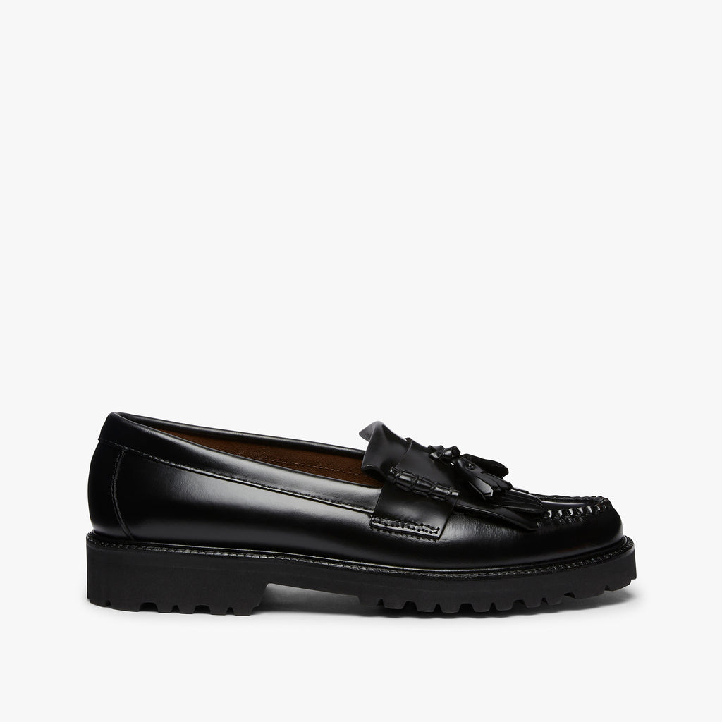 Kiltie Loafers Mens | Black Leather Loafers â€“ G.H.BASS – G.H.BASS 1876