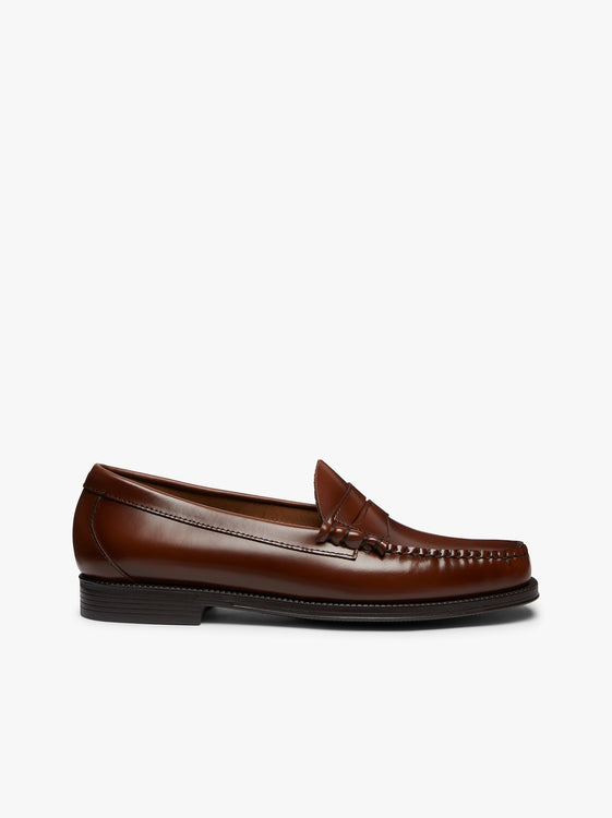 Mens Brown Leather Penny Loafers | Brown Leather Loafers – G.H.BASS – G ...