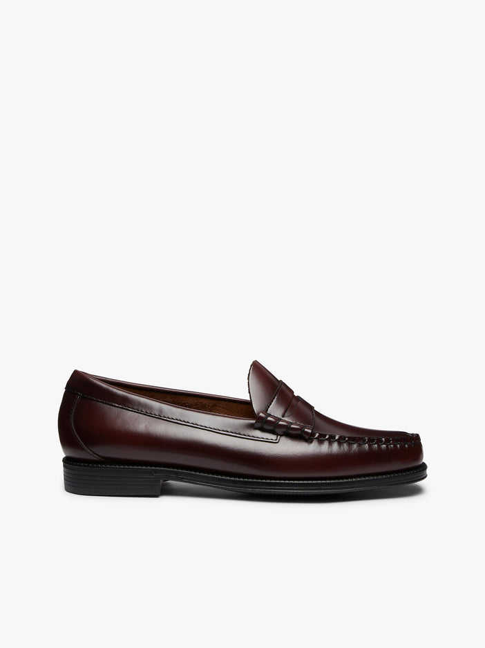 Weejuns Larson Penny Loafers Wine Leather | Wine Red Loafers Mens G.H ...