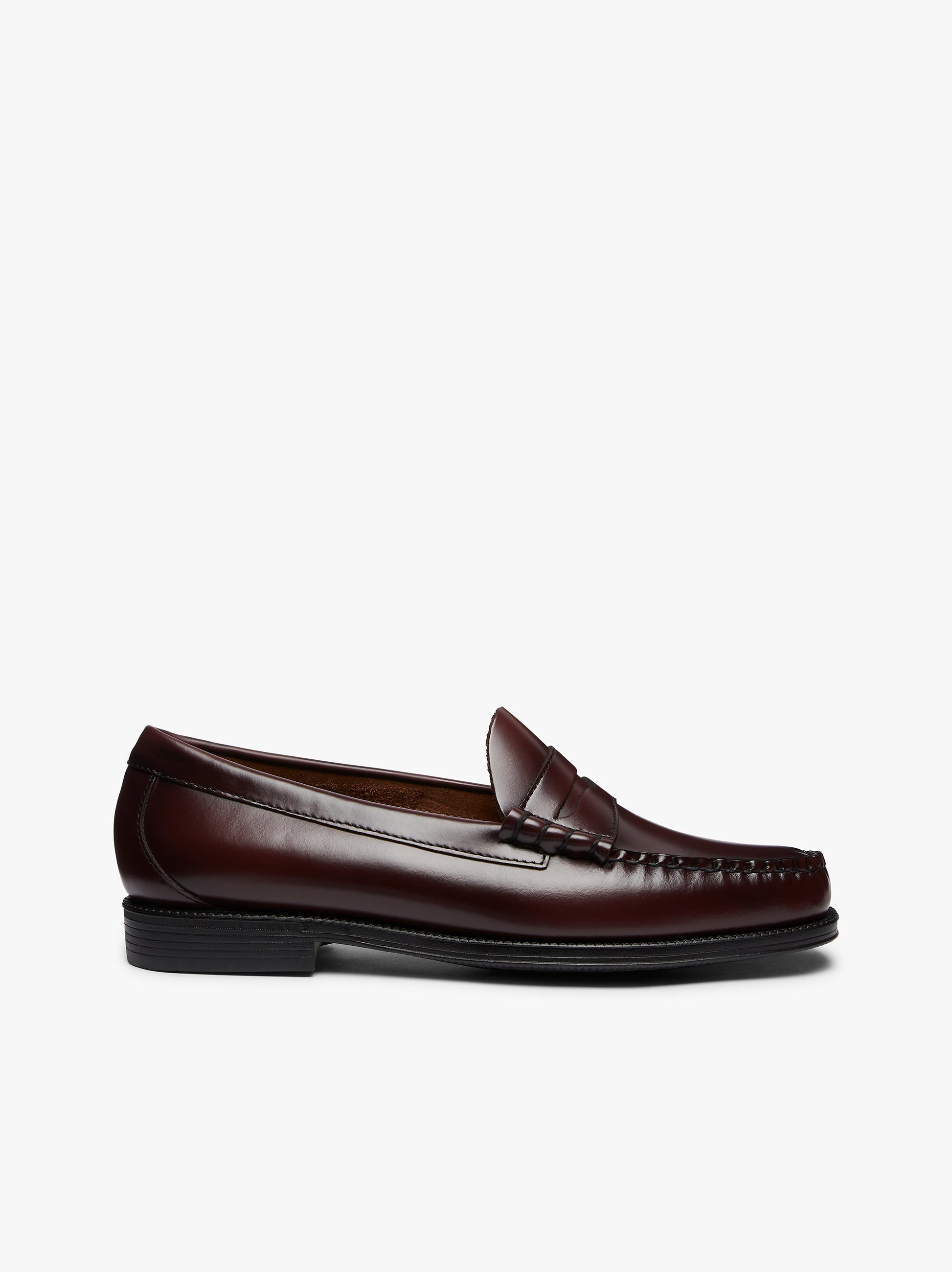 Weejuns Larson Penny Loafers Wine Leather | Wine Red Loafers Mens – G.H ...