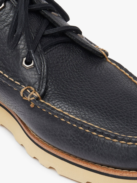 Tumbled Leather Boots Black Leather Boots For Men G.H.BASS 1876