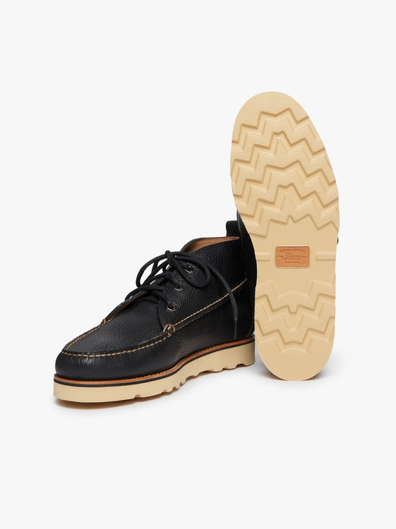 Tumbled Leather Boots Black Leather Boots For Men G.H.BASS 1876