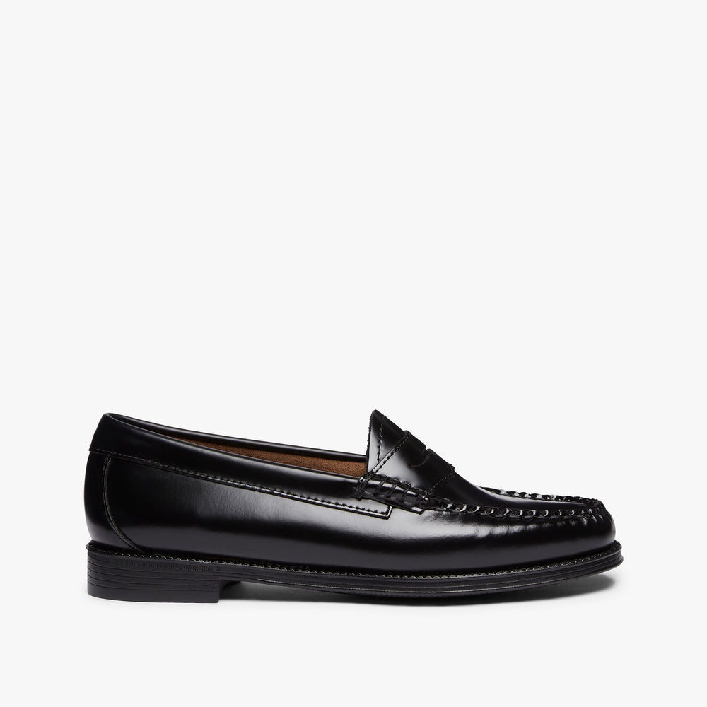 Black Leather Penny Loafers Womens | Womens Black Leather Loafers â€“ G ...