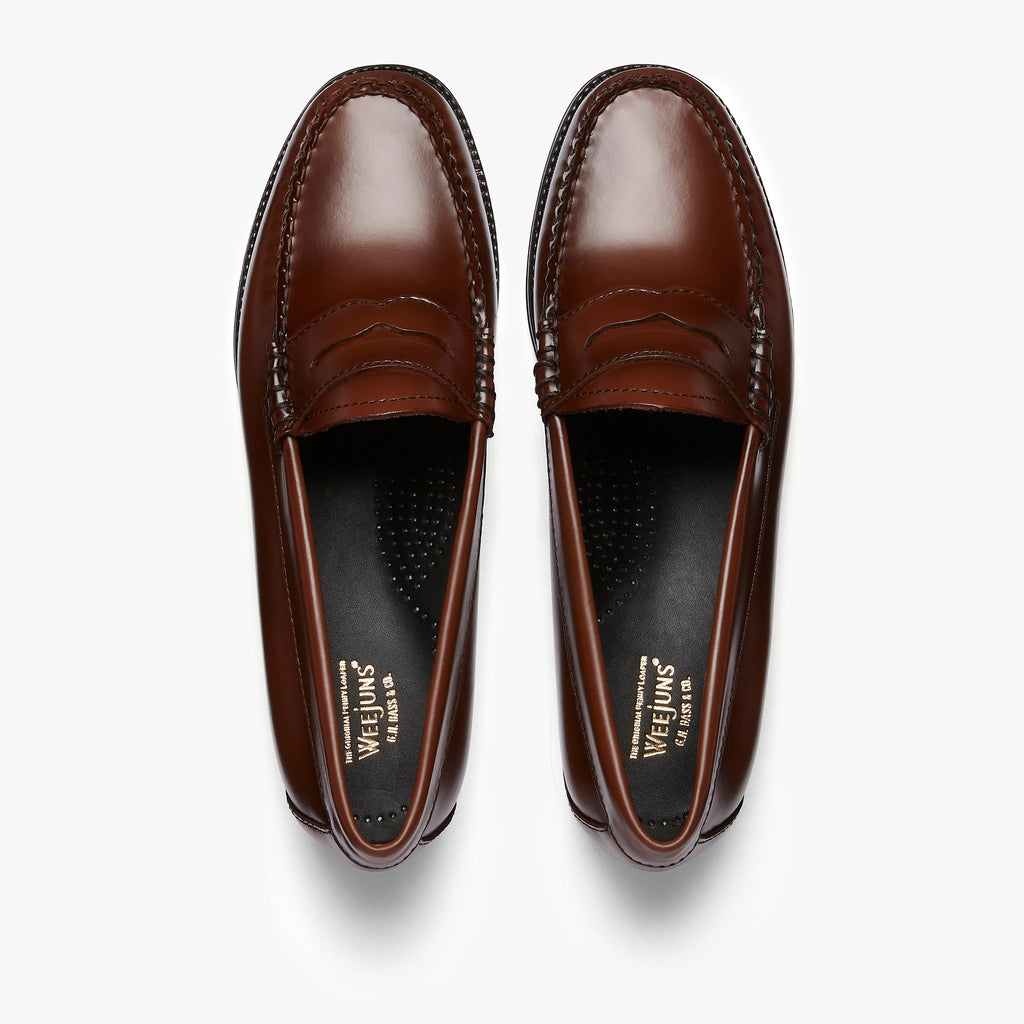 Cognac Loafers Womens | Easy Weejuns Penny Loafers – G.H.BASS – G.H ...