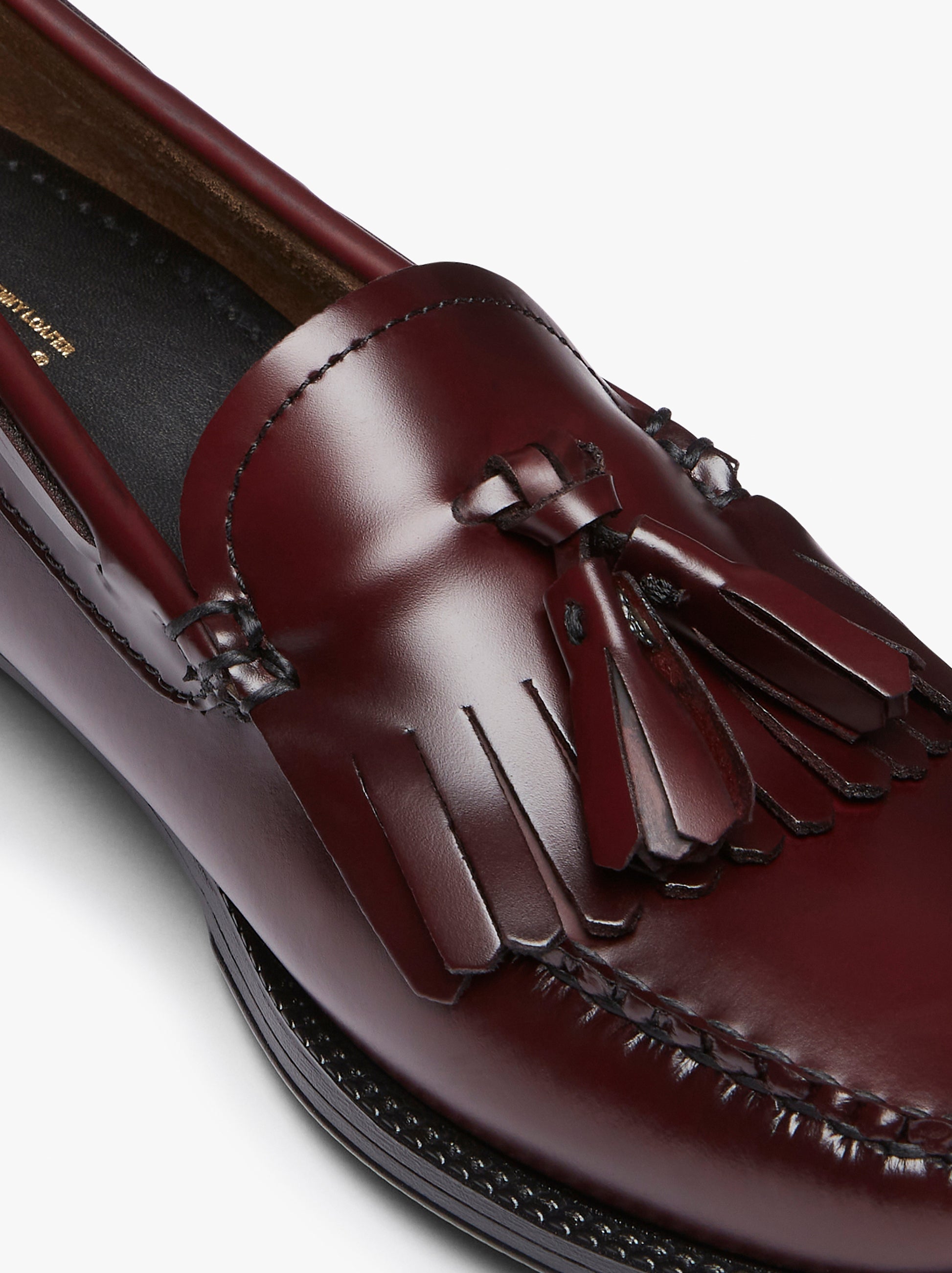 Bass Weejuns Tassel Loafers Womens | Wine Leather Loafers – G.H.