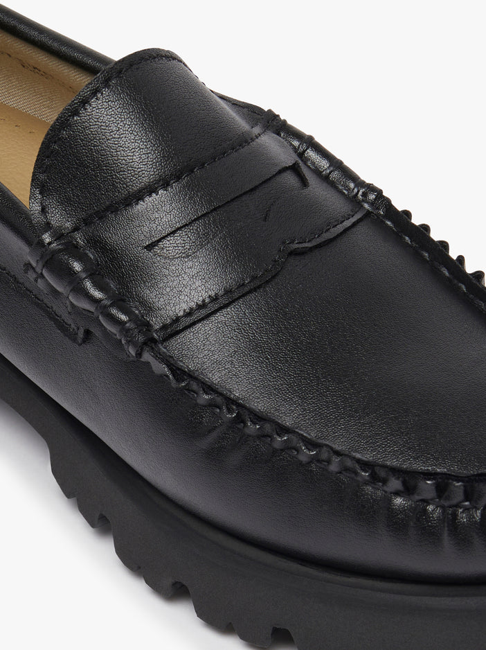 Vegan Loafers Womens Womens Black Loafers G.H.BASS 1876