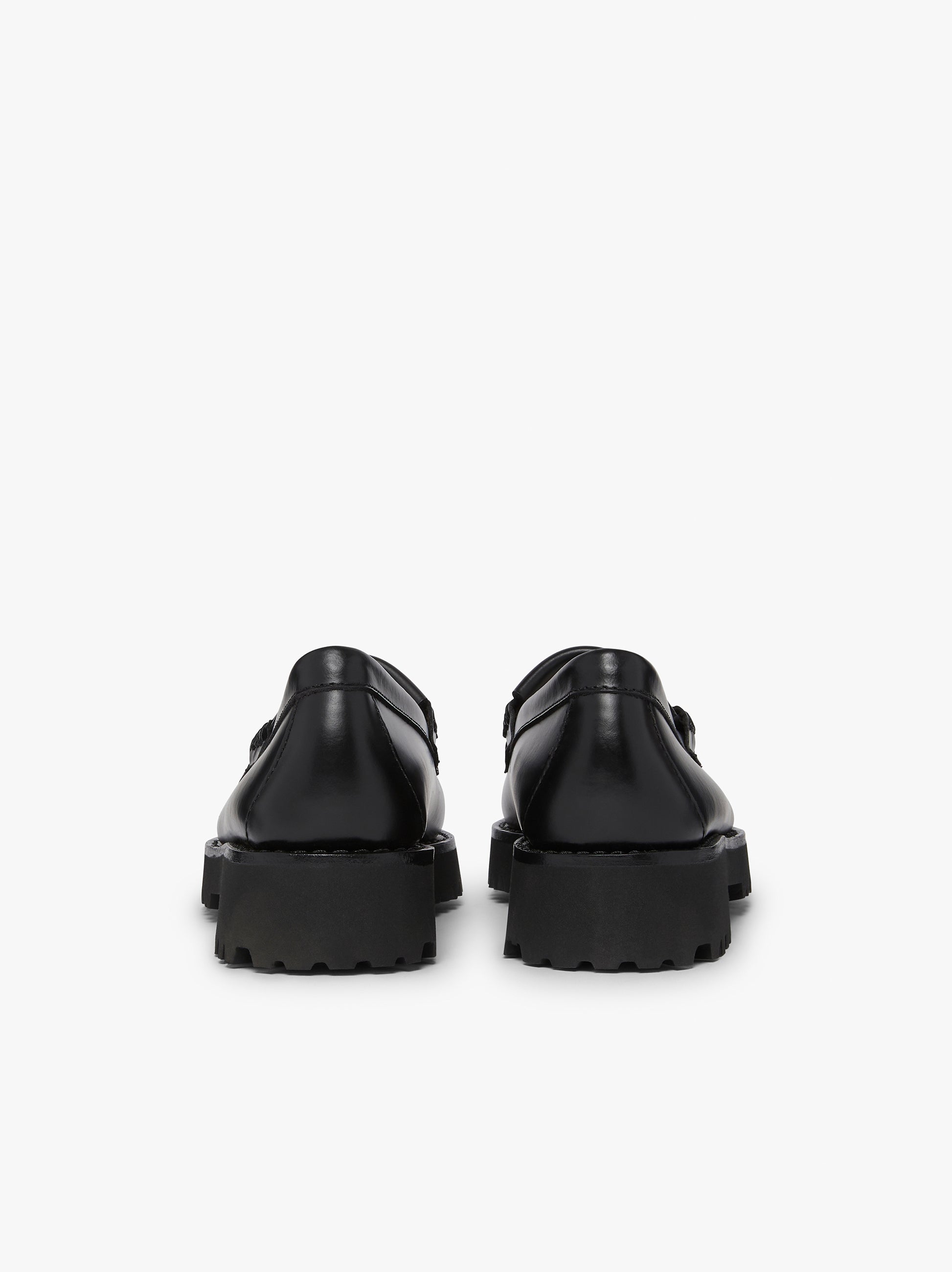 Women's Weejuns 90s Esther Kiltie Tassel Loafers in Black Leather
