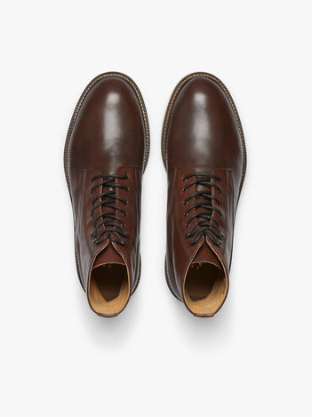 Brewer Round Toe Wedge Boots